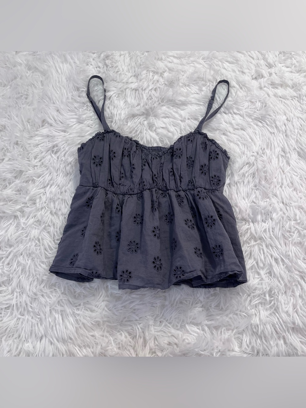 🍟 amazon gray baby‎ doll top xs